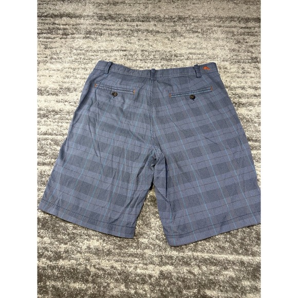 Lot of 2 Tommy Bahama Shorts Mens 32 Gray Blue Chino Flat Front Stretch Casual - Picture 11 of 16